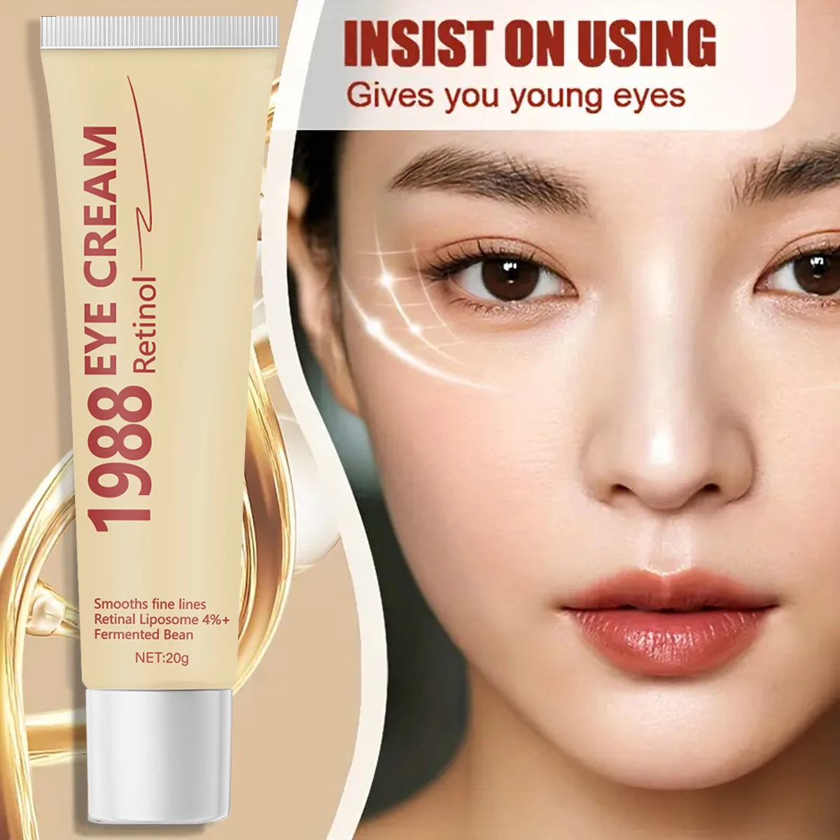 Retinol Eye Cream | 4% Retinal Liposome & Fermented Bean
