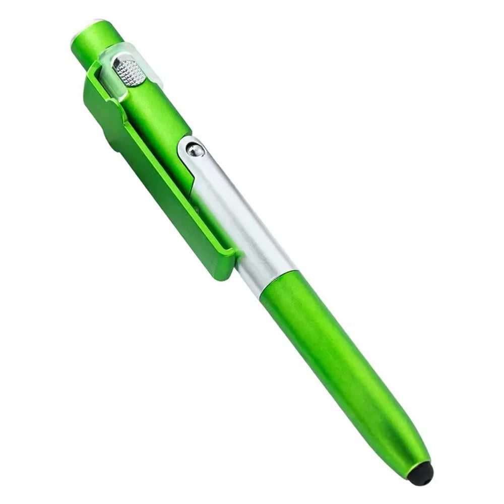 4-in-1 Pen: LED Light, Stylus, Phone Stand & Ballpoint