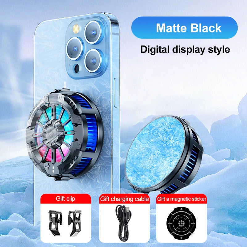 Phone Cooling Fan For Mobile Phone Radiator Phone Cooler For Games Water Cooler For Mobile Phone cooling Fan Phone Radiator Fan Peaceful Pleasures Health and Wellness Digital display