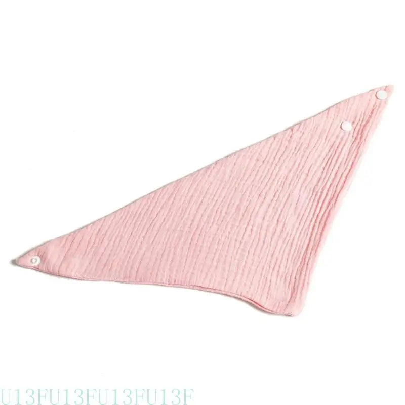 5-Pack Soft Cotton Baby Bandana Bibs | Snap Button Drool Cloths
