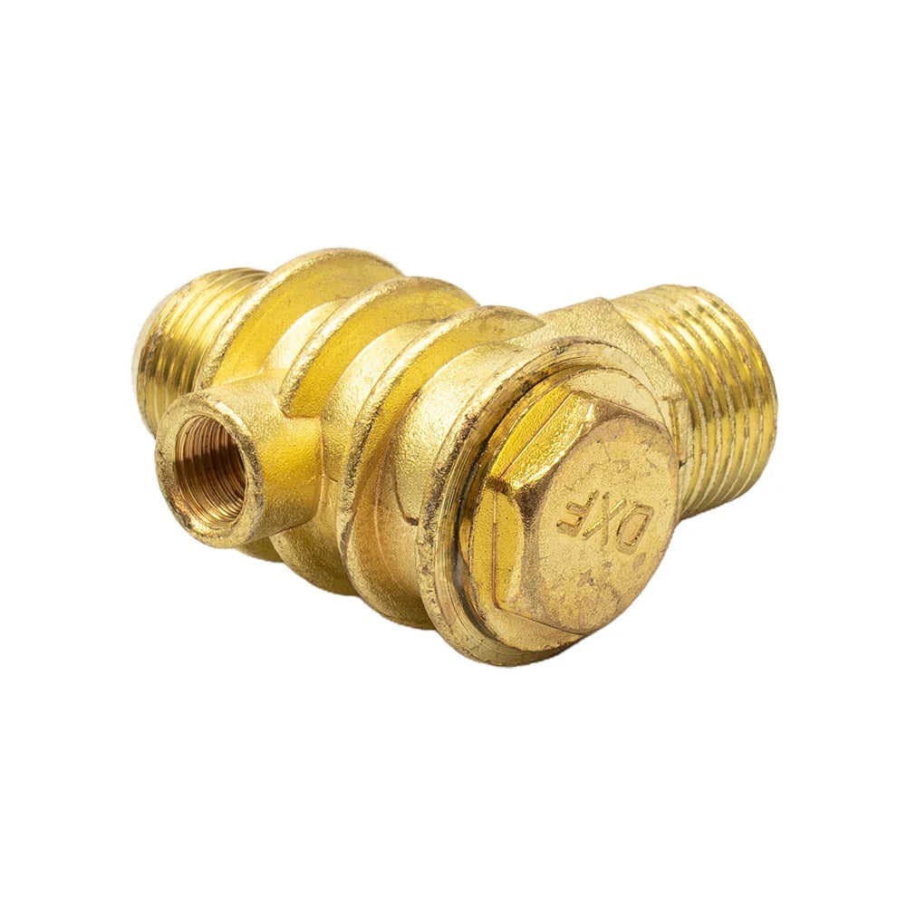 3-Port Male Thread Check Valve – Zinc Alloy Air Compressor Fitting