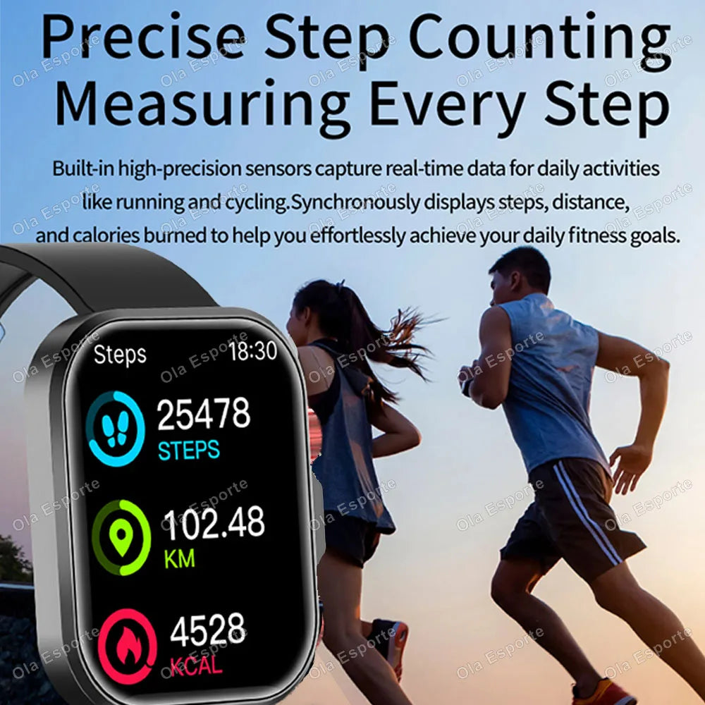 Ola Esporte 2.01" Smart Watch | Bluetooth Call, Fitness Tracker