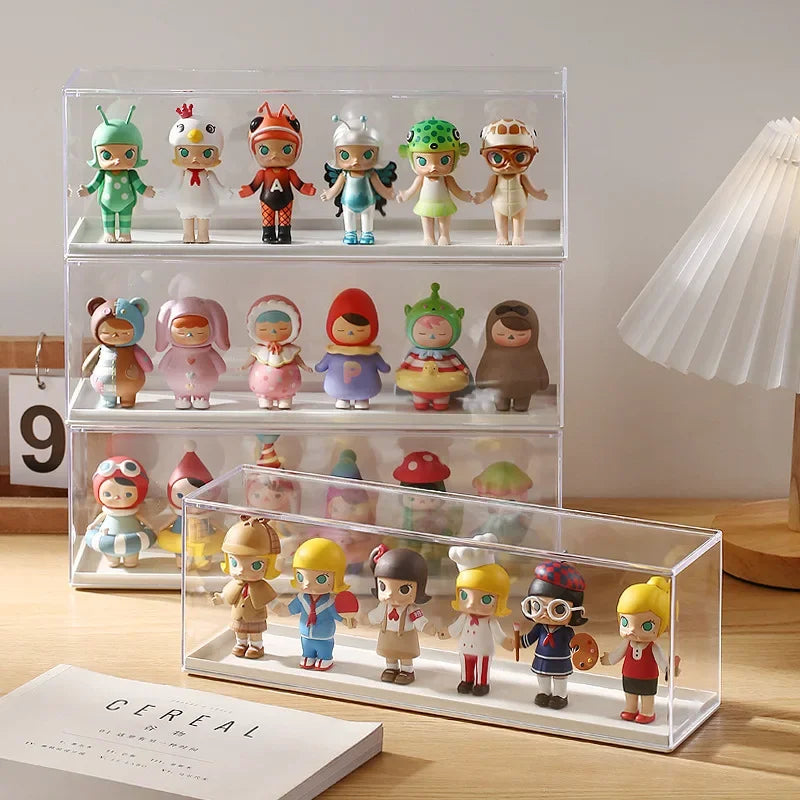 Clear Acrylic Pop Doll Display Box – Dustproof Storage Case