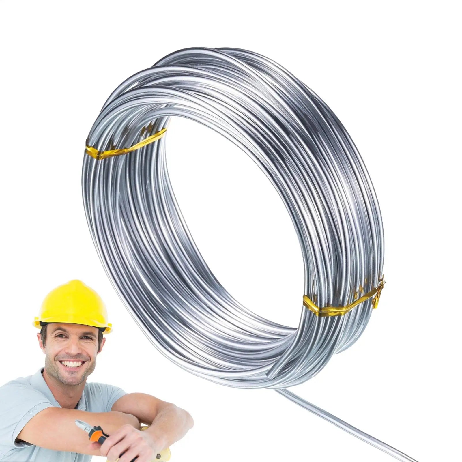 10M Silver Aluminum Craft Wire – 1mm 1.5mm 2mm DIY Jewelry Wire Aluminum Craft Wire Peaceful Pleasures Health and Wellness