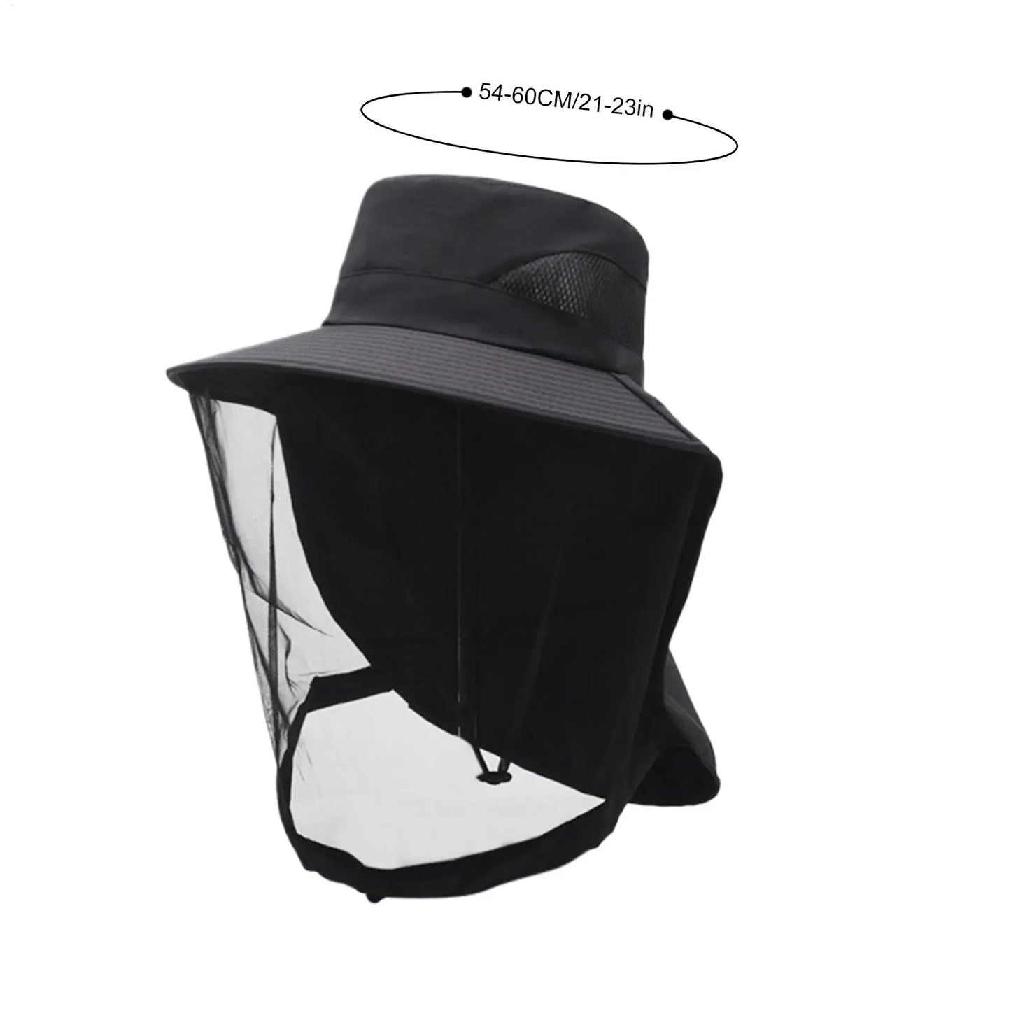 UV Sun Hat with Neck Flap & Mesh | Fishing Hiking Bucket Hat