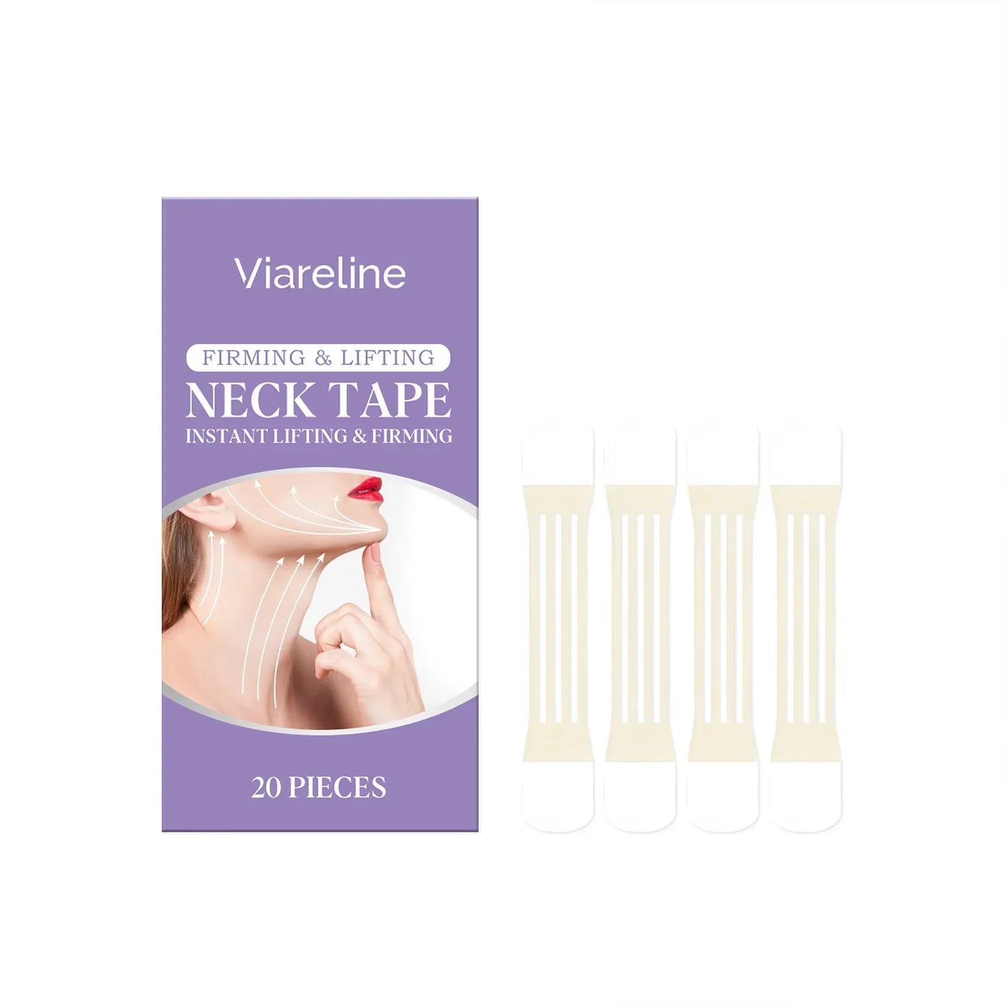 VIARELINE Neck Tightening Patch – Firm & Smooth Neck (20pcs)