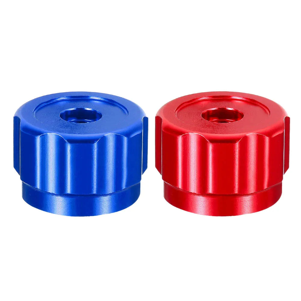 Round Wheel Handle Faucet Handles Manifold Gauges Knob Aluminum Alloy