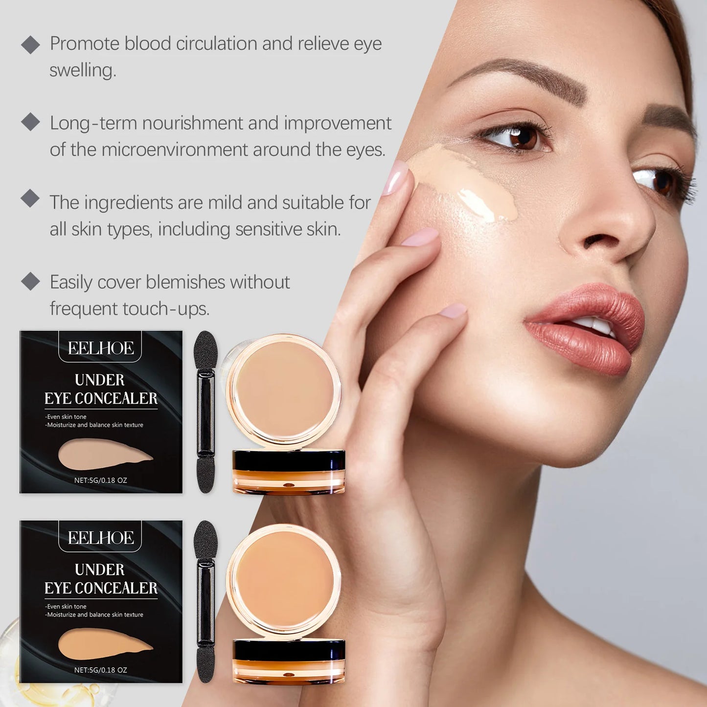 Eye Concealer Cream – Dark Circles, Niacinamide & Vitamin E