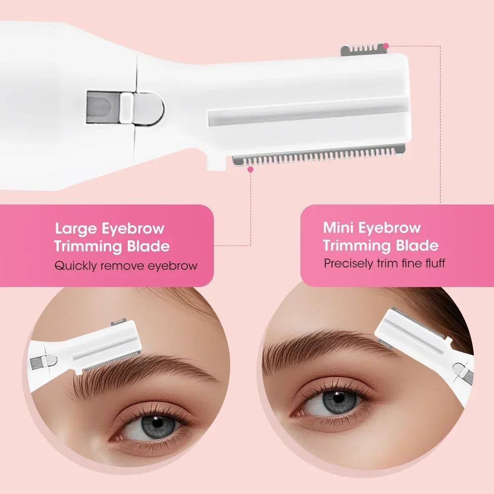 Ms.Dear Dual-Blade Rechargeable Electric Eyebrow Trimmer