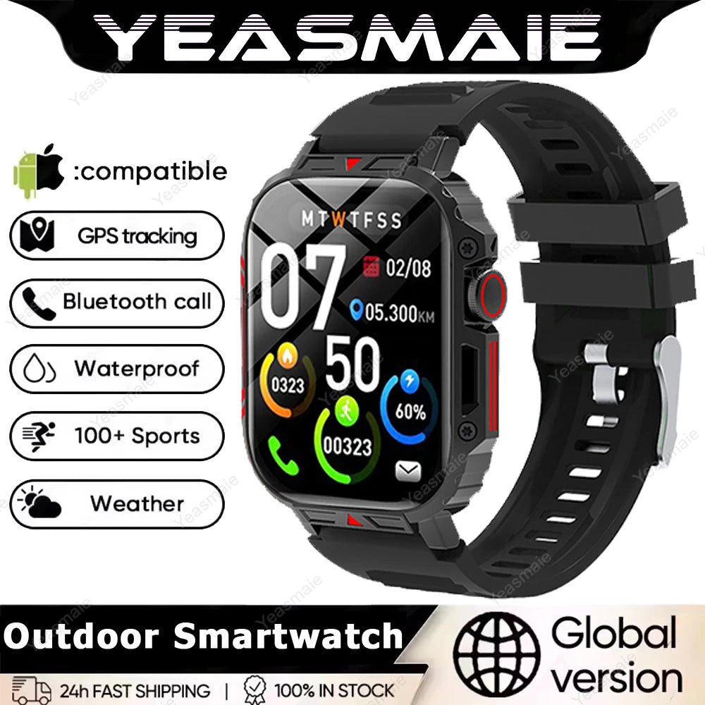 Ola Esporte Military Smartwatch | Bluetooth Call & Fitness Tracker