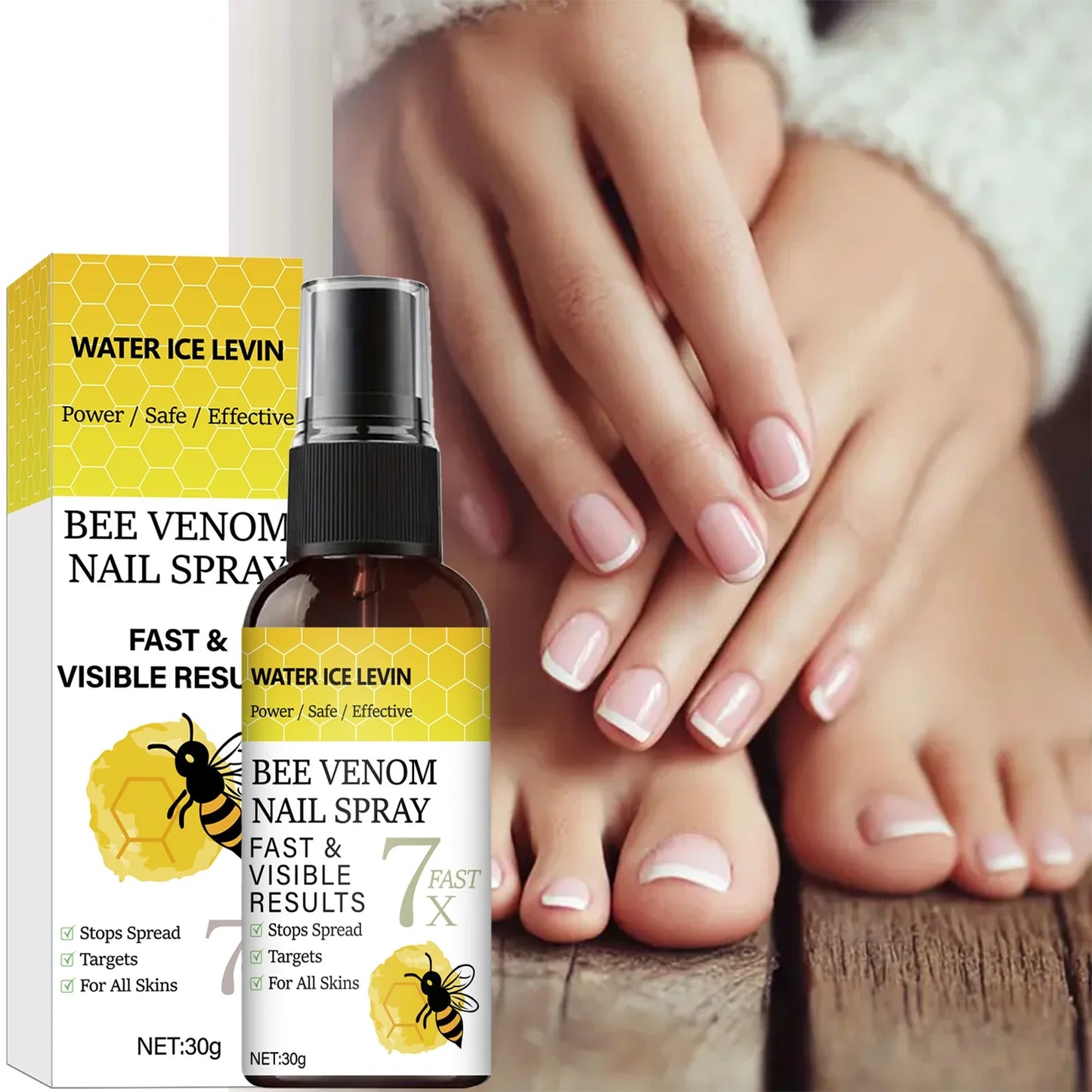 Bee Venom Nail Spray – Strengthen Nails with Hyaluronic Acid