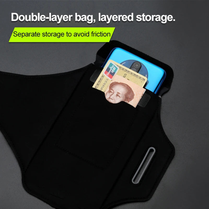 Running Bag For Phone Case On Hand Armband On The Phone Bags Accessories Wrist Armbands mp3 mp4 Bags Sport Phone Sleeve Bags Peaceful Pleasures Health and Wellness