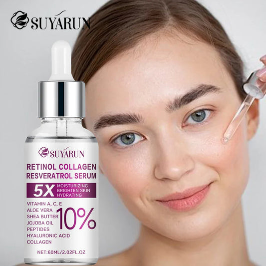 SUYARUN Retinol Resveratrol Face Serum – Brightening Anti-Aging Face Serum Oasis Select