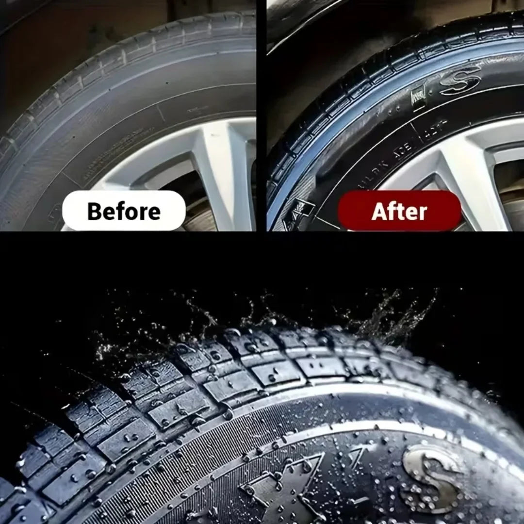 Tire & Plastic Restorer Polishing Paste – Black Coating
