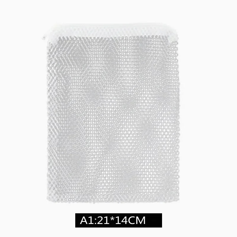 5-Pack Reusable Aquarium Filter Media Bags with Zipper
