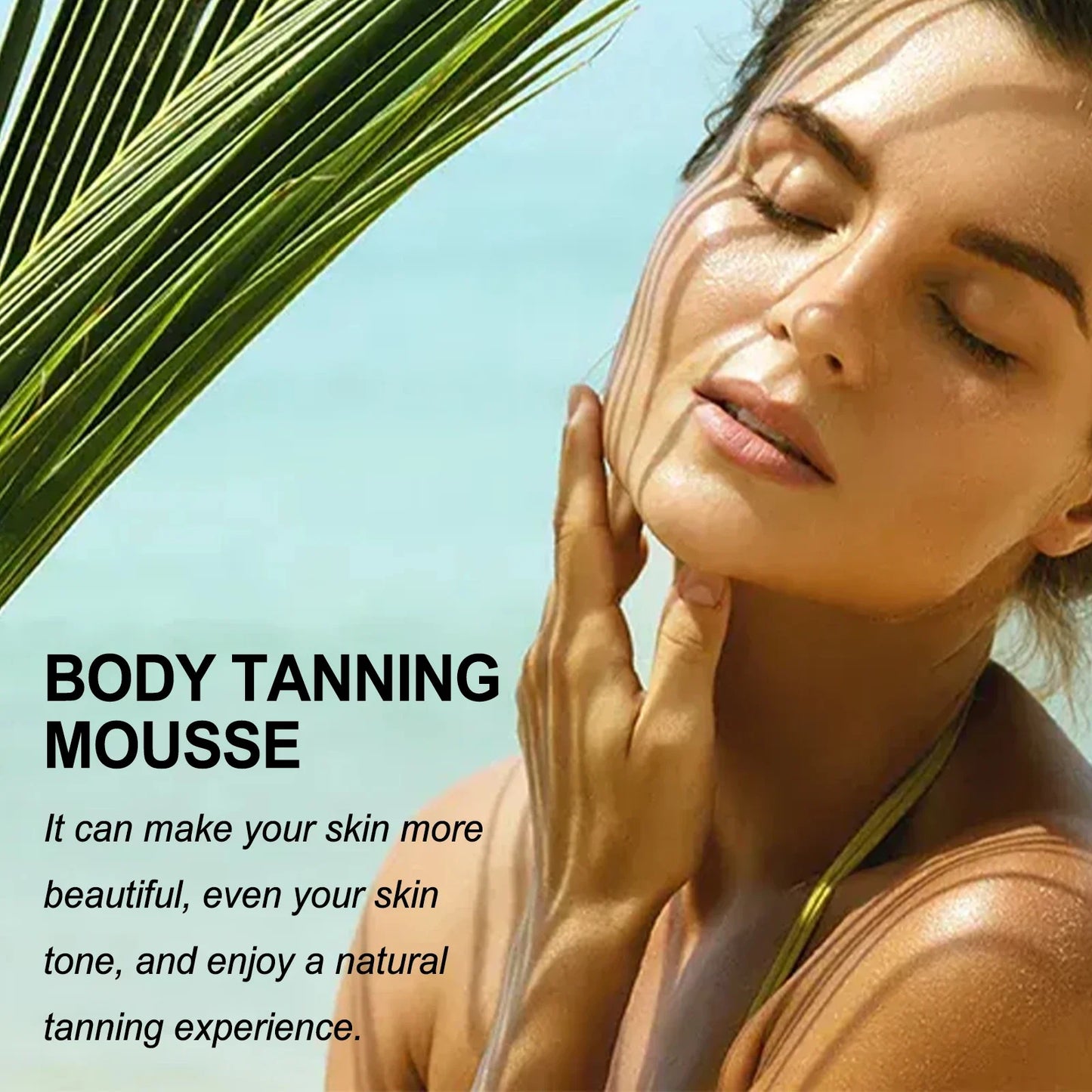 OceAura Self Tanning Mousse – Natural Glow Body Bronzer