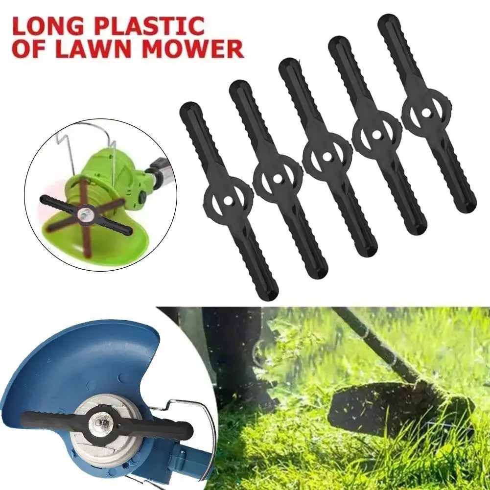 Plastic Grass Cutting Blade For Electric Cordless Grass Trimmer Strimmer Garden Tools Blade Replacement for Garden Weeding Peaceful Pleasures Health and Wellness