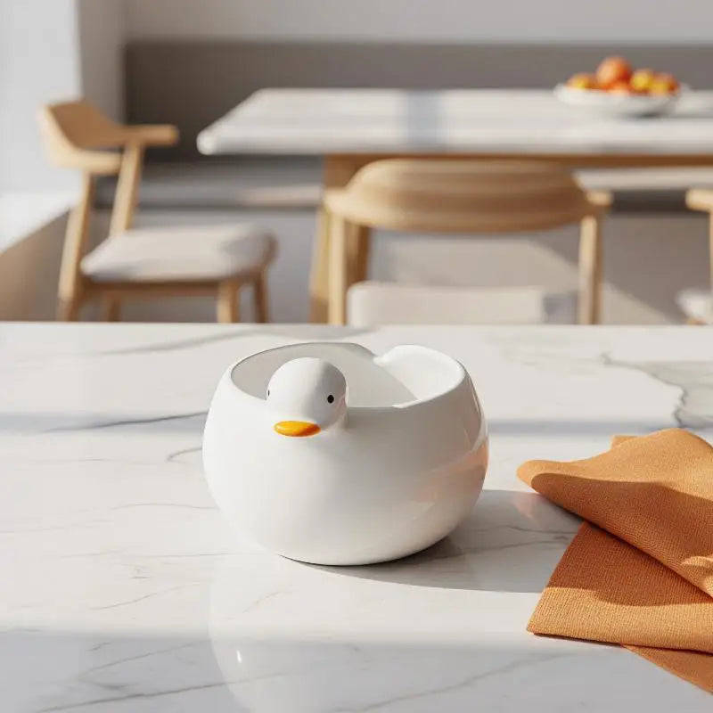 Ceramic Duck Egg Bowl – Cute Kitchen Stirring & Pouring Bowl Ceramic Kitchen Bowl Peaceful Pleasures Health and Wellness