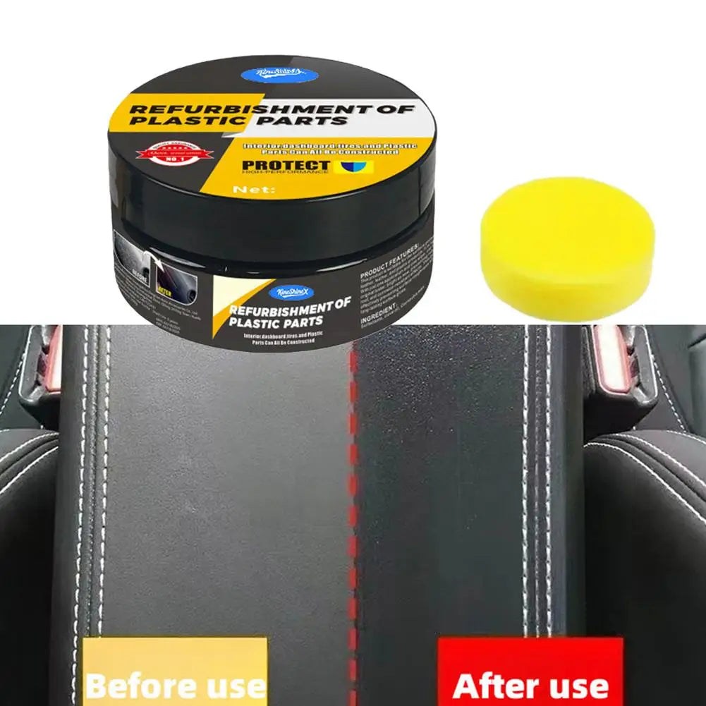Automotive Plastic & Leather Restore Cream | Polish & Protect
