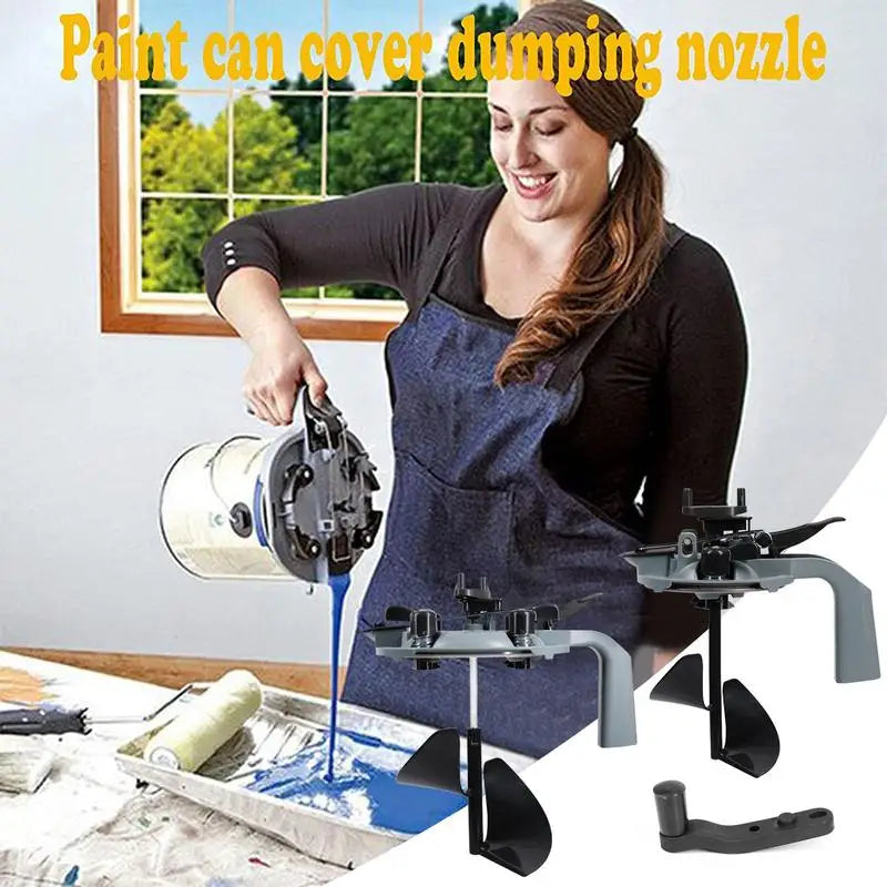 1L/4L Mixing Mate Paint Can Lid Slurry Cover Agitator MessFree Handle Paint Tool Award Agitator Tank Can Encapsulatio Cover Peaceful Pleasures Health and Wellness