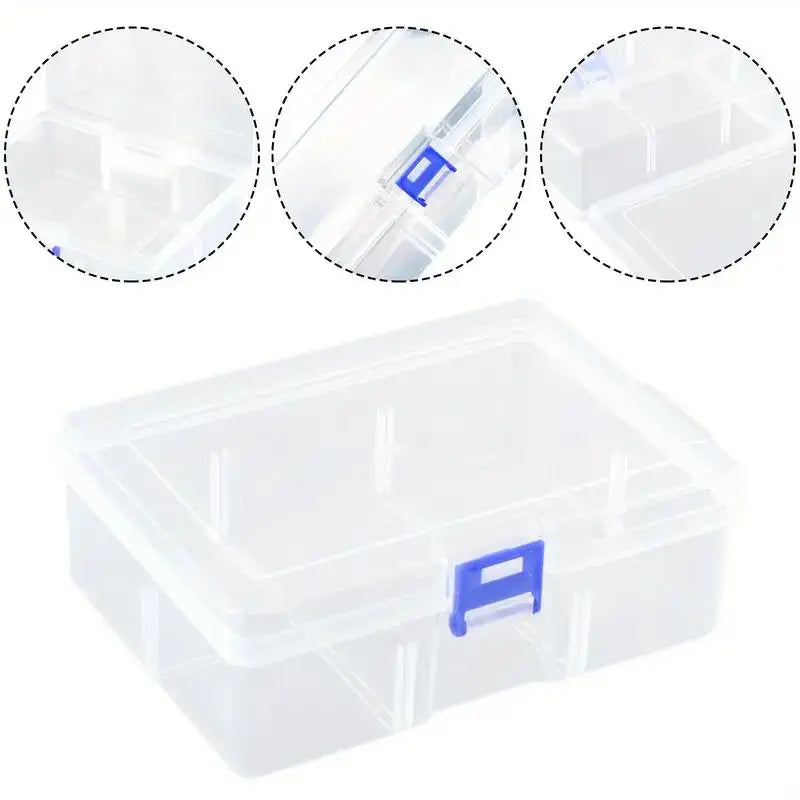 Transparent plastic storage box-dustproof and waterproof storage box for storing screwdrivers tools/jewelry with clear vision Peaceful Pleasures Health and Wellness