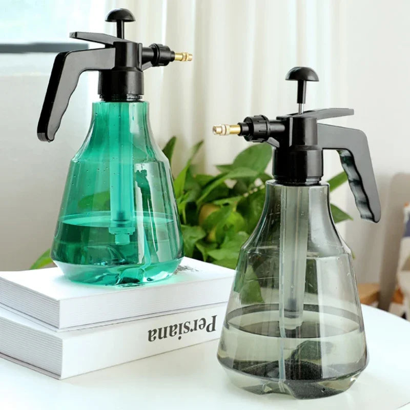 2L Manual Air Pressure type Spray Bottle Garden Small Plastic High pressure Sprayer Horticulture Watering-flower Spray Bottles Peaceful Pleasures Health and Wellness