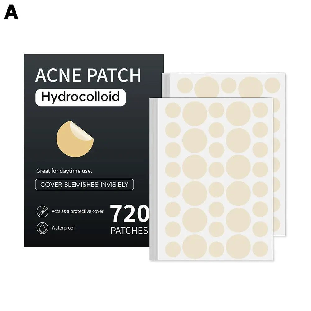 Hydrocolloid Invisible Pimple Patches – Bulk Acne Stickers for Spots & Blemishes (360/720/1080 Count) Peaceful Pleasures Health and Wellness A