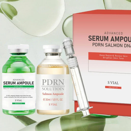Korean PDRN Salmon DNA Serum Ampoule – Stem Cell Complex for Deep Repair, Brightening & Anti-Aging Peaceful Pleasures Health and Wellness