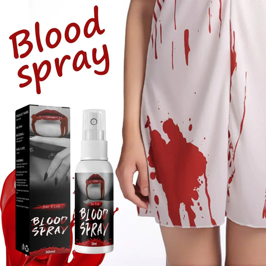 Fake Blood Spray Vivid Effect Real Color Liquid Simulation Blood for Halloween Makeup Zombie Clothes Haunted Houses Monster Peaceful Pleasures Health and Wellness