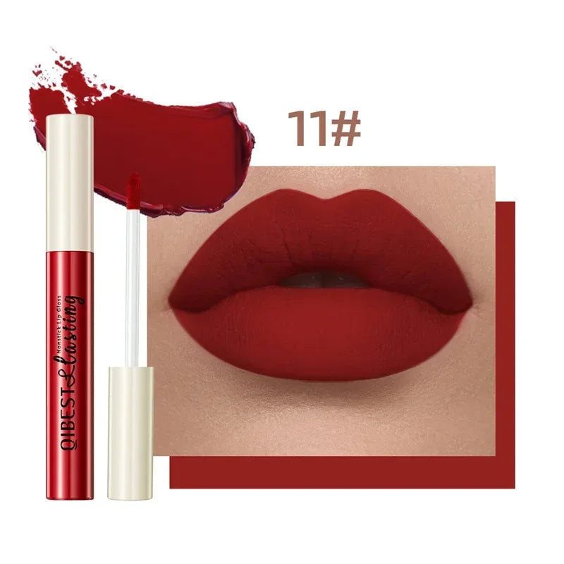 24-Color Matte Liquid Lipstick – Waterproof Velvet Lip Gloss Set