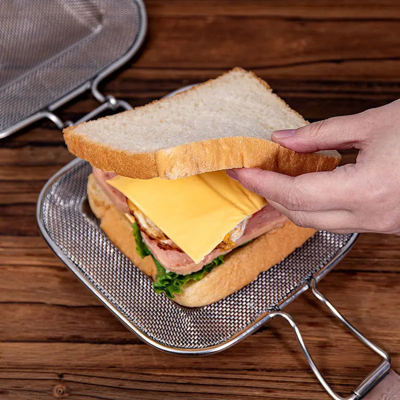 Stainless Steel Sandwich Maker | Panini Press Grill Net Sandwich Grill Net Peaceful Pleasures Health and Wellness