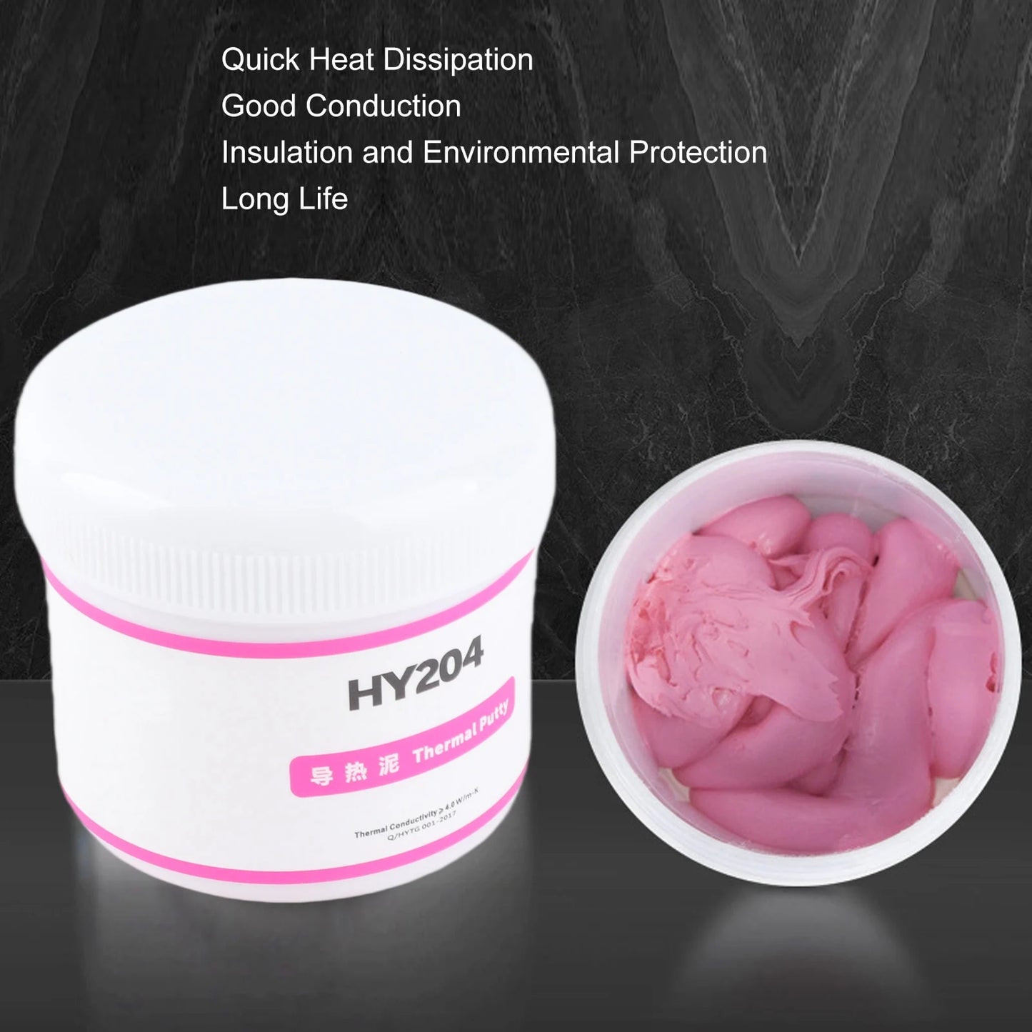 CPU Thermal Paste Computer Thermal Paste Thermal Paste Compound Silicone Grease Good Insulation Cooling HY204 for CPU Heatsink Peaceful Pleasures Health and Wellness