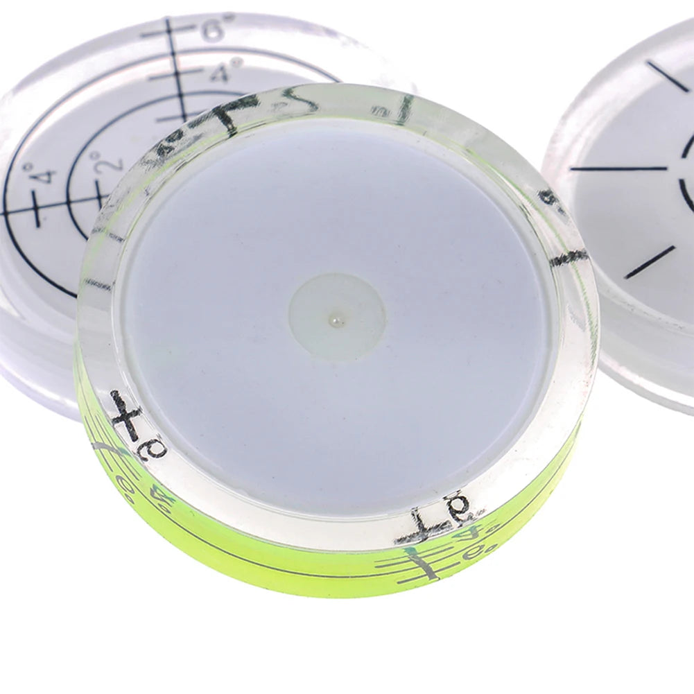 Spirit Bubble Degree Mark Level Round Circular Measuring Meter