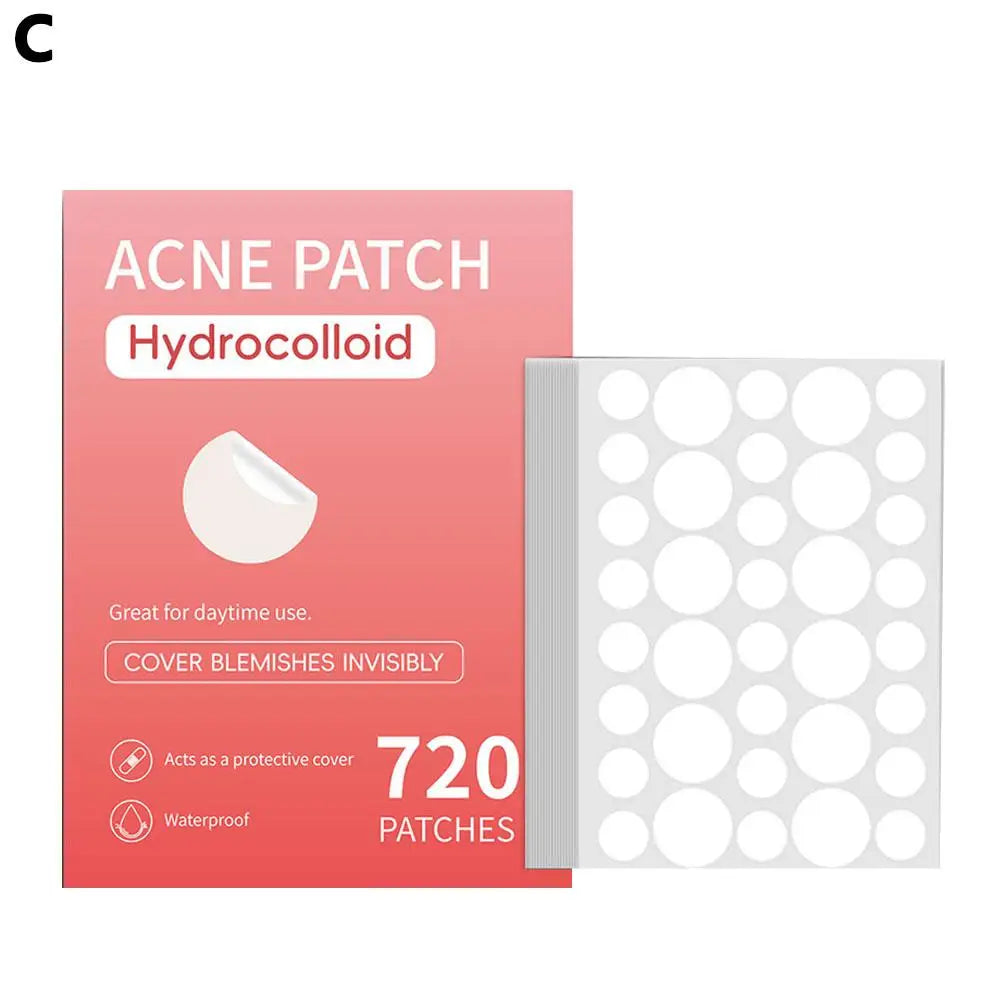 Hydrocolloid Invisible Pimple Patches – Bulk Acne Stickers for Spots & Blemishes (360/720/1080 Count) Peaceful Pleasures Health and Wellness C