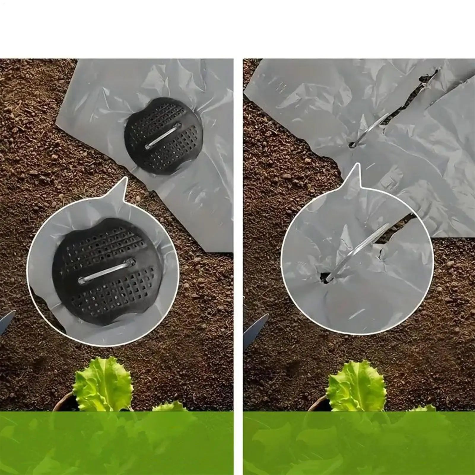 Ground Stakes 6 Inches U Shape Spikes Pegs With Gasket Landscape Pins With Pick Hook For Outdoor Yard Lawn Patio Greenhouse Peaceful Pleasures Health and Wellness