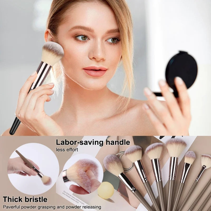 RUNTOIN 20-Piece Makeup Brush Set – Soft Fluffy Cosmetic Brushes Makeup Brush Set Peaceful Pleasures Health and Wellness