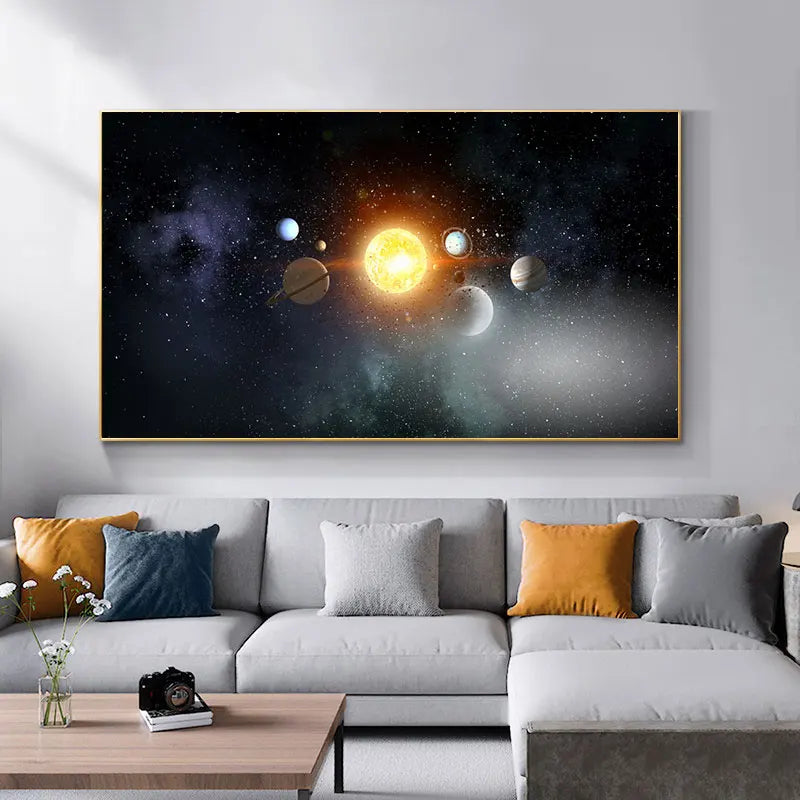 Solar System Pictures Nebula Space Universe Posters and Prints Science Canvas Painting Wall Art for Living Room Decor Cuadros Peaceful Pleasures Health and Wellness w1393 space (10) 30x60cm