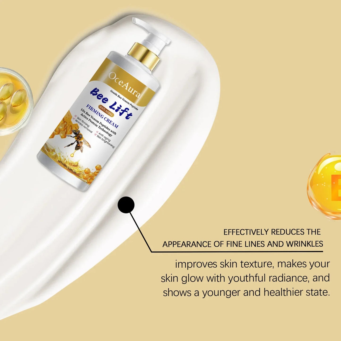 OceAura Collagen Firming Anti-Aging Whitening Face & Body Cream