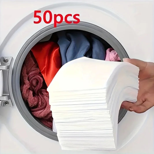 50Color Dye-Resistant Cloth for Laundry，No Chemical Composition，Mixed Laundry Anti-Penetration and Fade Protection，Universal Was Peaceful Pleasures Health and Wellness