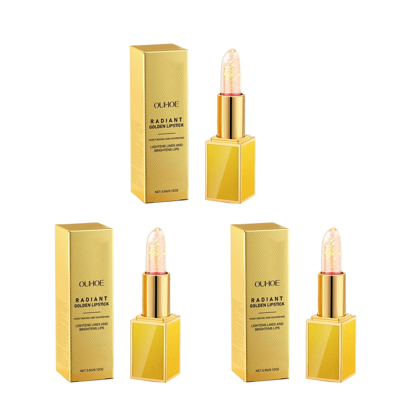 Gold Foil Lip Balm – Hyaluronic Acid, Vitamin E & Gold