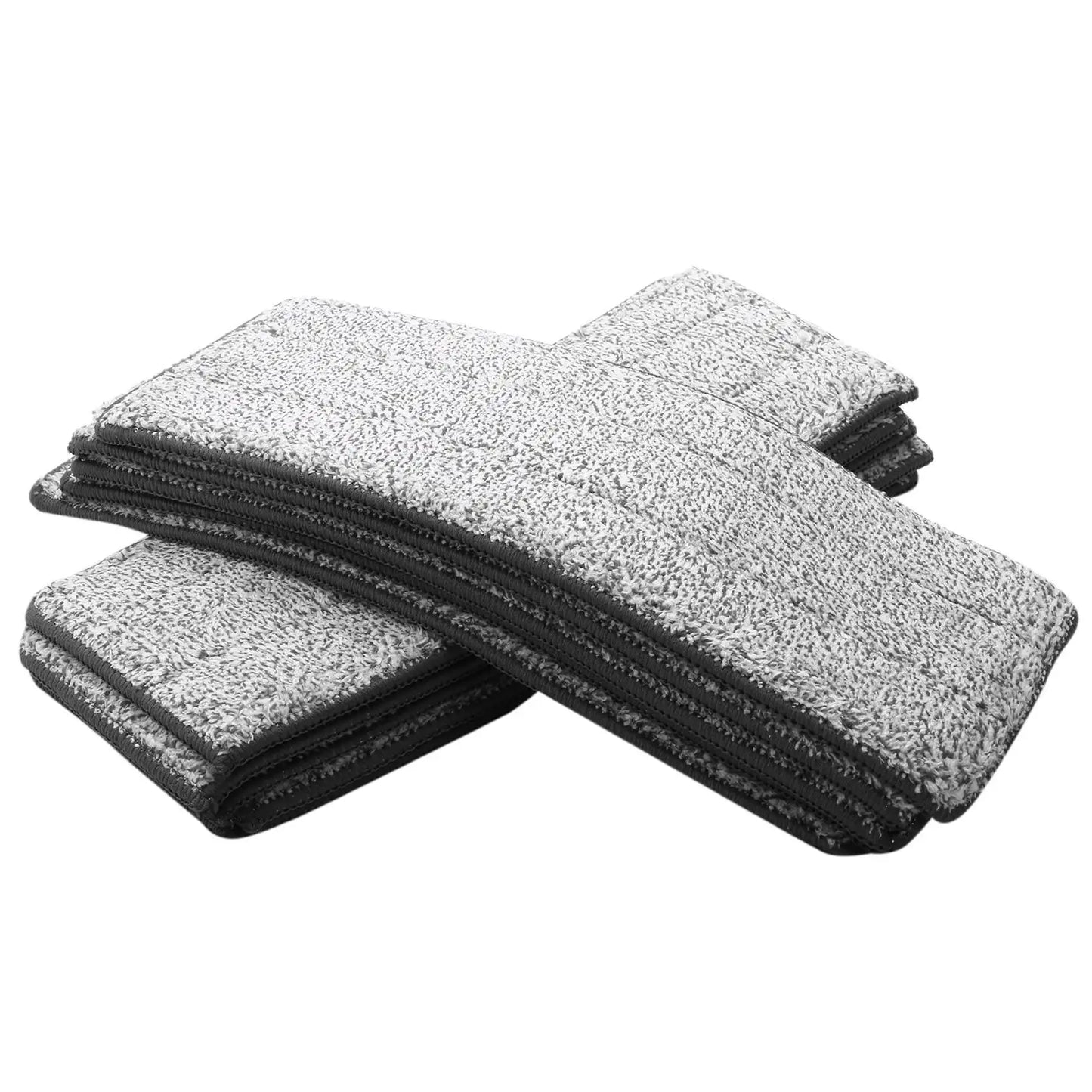 A36T-10PCS Microfiber Mop Pads House Kitchen Floor Cleaning Flat Mop Cloth Home Bathroom Replacement Mops Floor Cleaning Tools Peaceful Pleasures Health and Wellness
