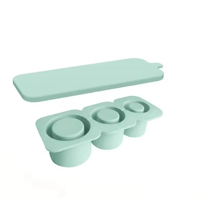 Ice Grid Mold Silicone Ice Cube Mold Water Cup Non Stick Summer Ices Molds Silicone Molds For Cup Accessories Peaceful Pleasures Health and Wellness green