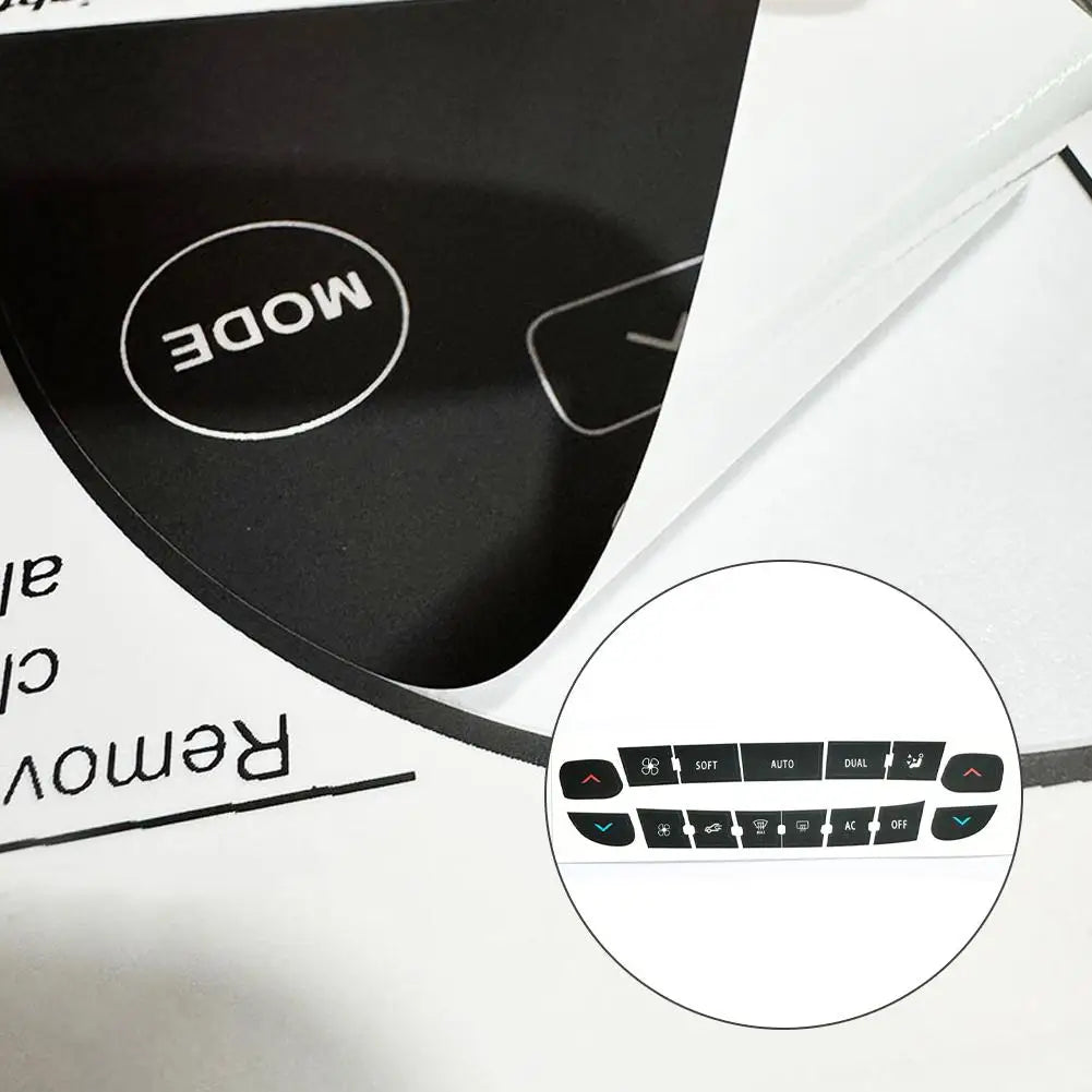 Car Air Condition A/C Climate Control Switch Button Repair Decals Stickers For Renault Megane/ Master/ Scen Peaceful Pleasures Health and Wellness