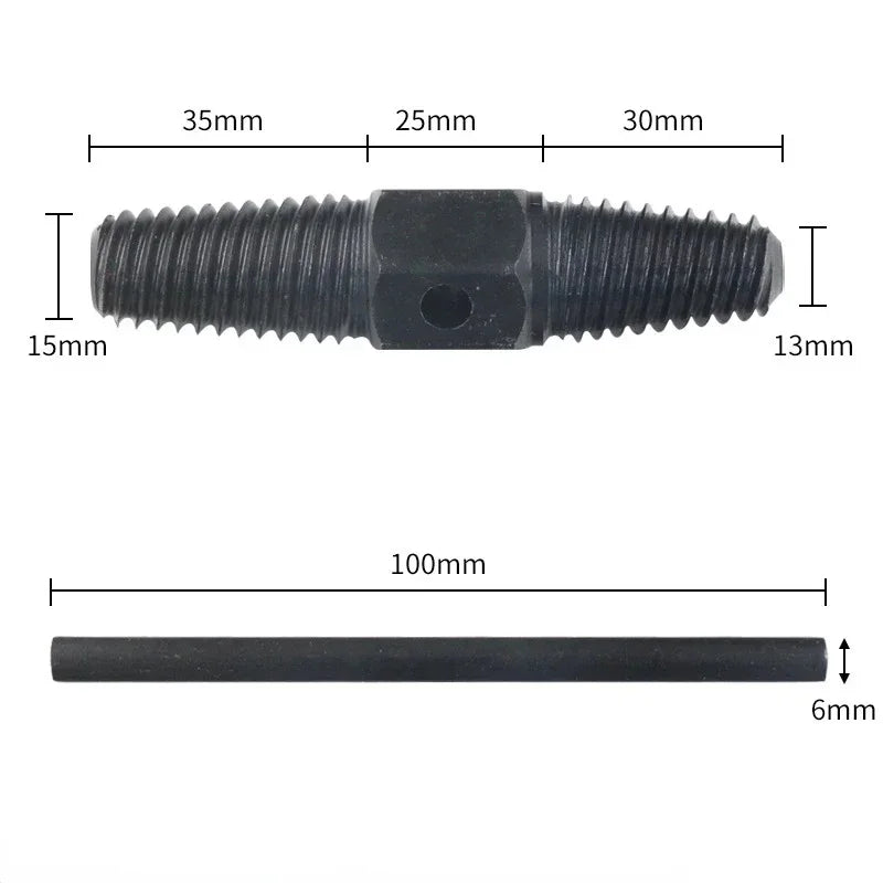 Pipe Remover Tools Double Head Wrench Faucet Valve Broken Screw Extractor Set Damaged Wire Water Pipe Bolt Broken Removal Tool Peaceful Pleasures Health and Wellness