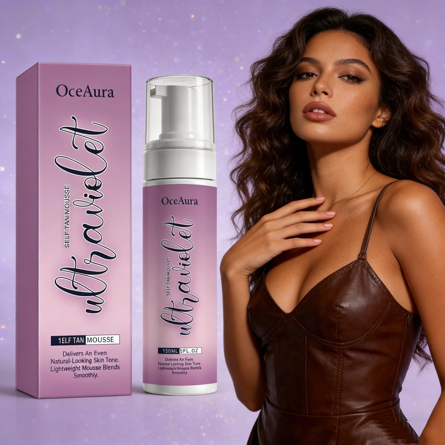 OceAura Self Tanning Mousse – Streak-Free Natural Glow 150ml