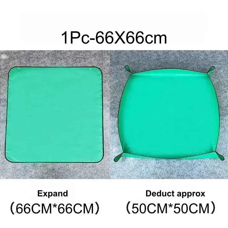 Waterproof Repotting Mat – Potting Tray for Plants & Succulents Plant Repotting Mat Peaceful Pleasures Health and Wellness 66X66cm