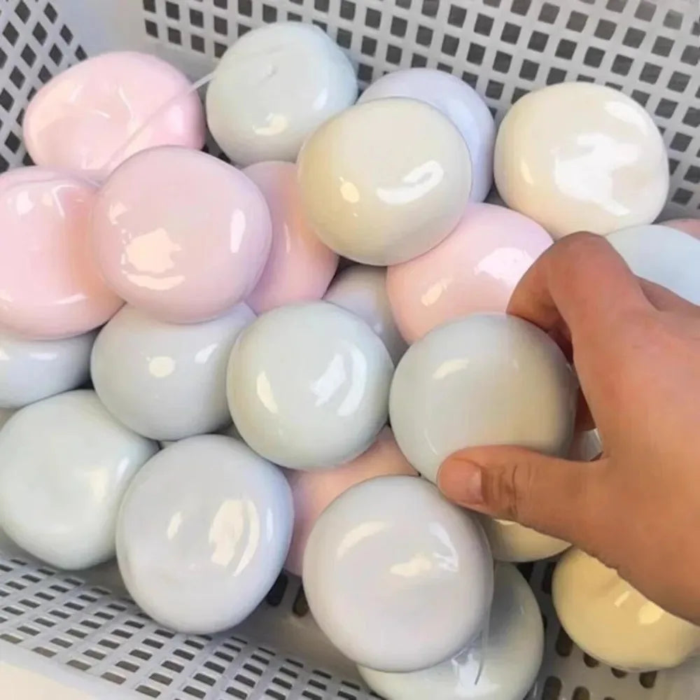 Squishy Super Soft Feel Table Toys Ultra-Thin Ice Skin Stress Relieving Toy Stress Reliever Sticky Handmade Ball Mini Gifts Peaceful Pleasures Health and Wellness