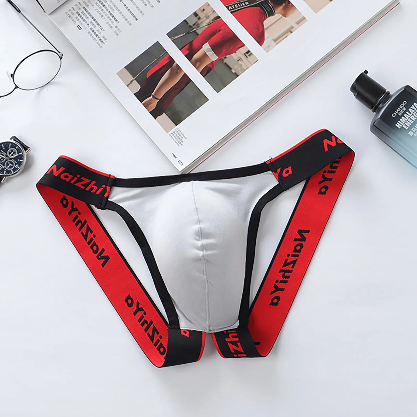 Men Sexy Gay Thongs Polyester Cueca Hombre Jockstrap Men Erotic Open Back Underwear Mens Erotic Low Waist Thong T Shape G String Peaceful Pleasures Health and Wellness Gray M