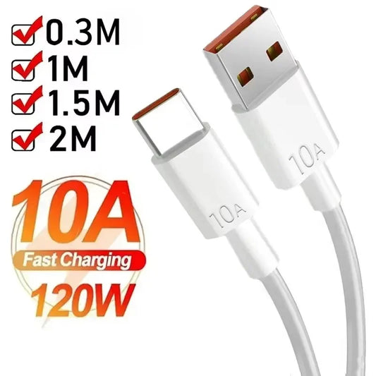 10A 120W USB Type C Fast Charging Cable, USB-A to USB-C Data Cord for Huawei Xiaomi Samsung OnePlus POCO Peaceful Pleasures Health and Wellness
