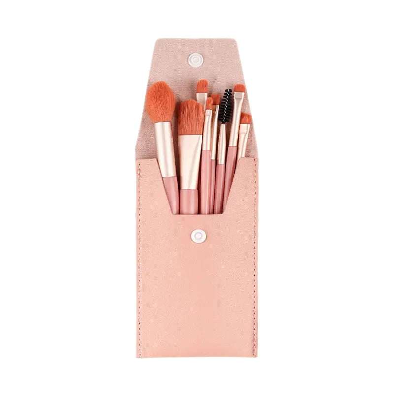 RUNTOIN 8PCS Makeup Brush Set – Face, Eye, Blush & More